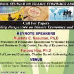 International Sustainability Forum on Islamic Economic and Business