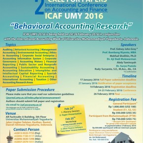 Undangan Rakornas DPN FORDEBI dan ICAF UMY Yogyakarta 2016