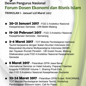 Agenda DPN-FORDEBI Triwulan I, Januari s/d Maret 2017