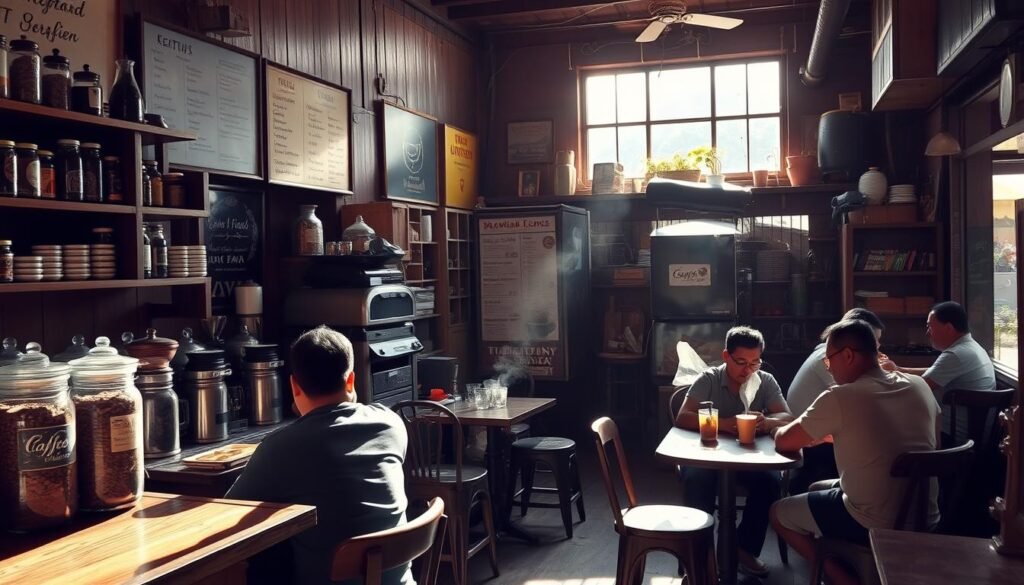 warung kopi lokal