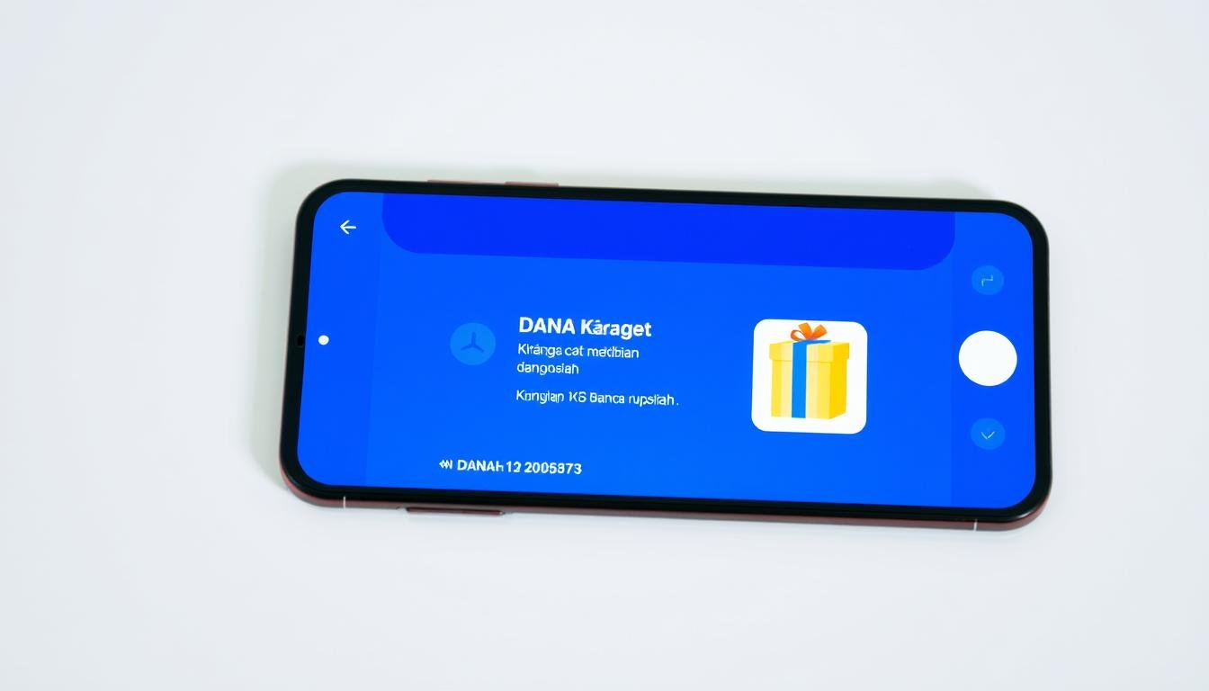 Ilustrasi fitur DANA Kaget pada aplikasi DANA menunjukkan cara klaim saldo DANA Kaget