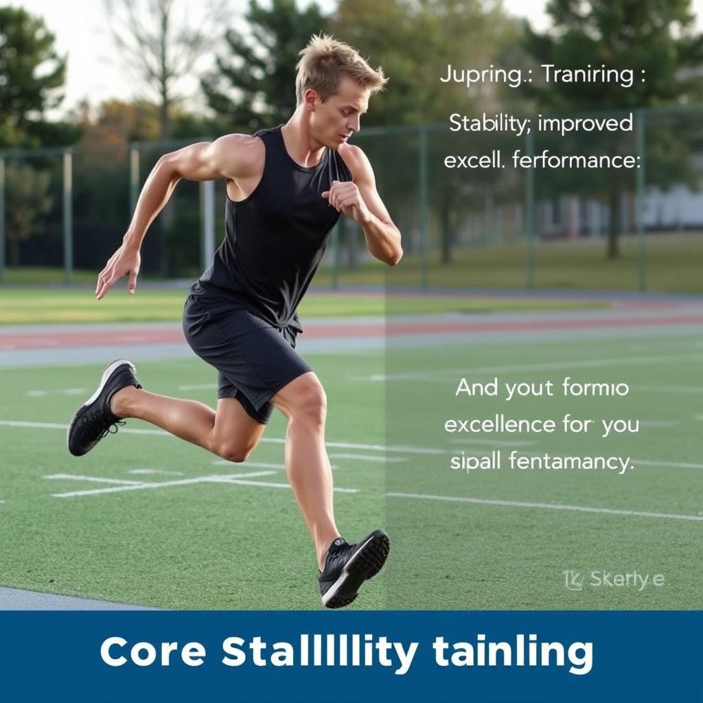 Ilustrasi peningkatan performa fisik melalui latihan core stability